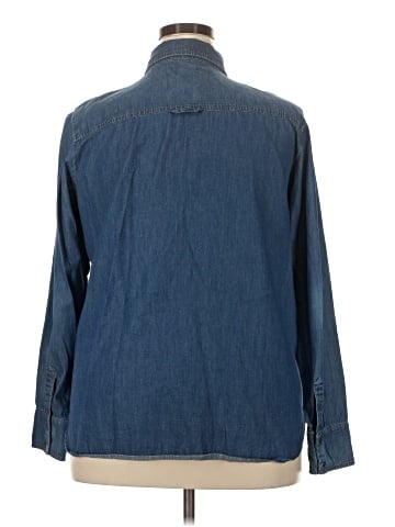 Liz Claiborne Long Sleeve Button-Down Shirt (view 2)