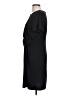 Nine West 100% Polyester Solid Black Casual Dress Size L - photo 5