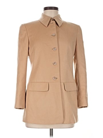 Anne Klein Wool Coat (view 1)