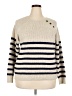 Knox Rose Stripes Ivory Pullover Sweater Size XXL - photo 1