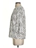 Elle 100% Polyester Silver 3/4 Sleeve Blouse Size XS - photo 5