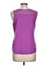 Cato 100% Polyester Purple Sleeveless Top Size L - photo 2
