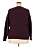 Knox Rose Solid Burgundy Pullover Sweater Size XXL - photo 2