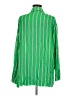 H&M Stripes Green Long Sleeve Button-Down Shirt Size M - photo 2