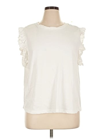 Crown & Ivy Sleeveless T-Shirt (view 1)