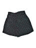Diane von Furstenberg 100% Silk Hearts Green Shorts Size 2 - photo 2