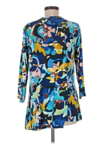LOGO by Lori Goldstein 3/4 Sleeve Blouse (view 2)