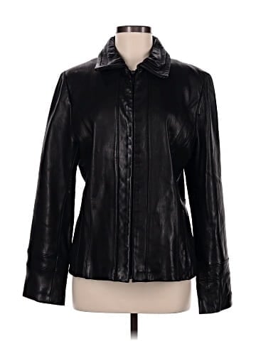 Calvin Klein Leather Jacket (view 1)