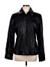 Calvin Klein 100% Leather Black Leather Jacket Size M - photo 1