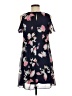 Kensie 100% Polyester Floral Blue Casual Dress Size 8 - photo 2