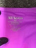 All Access Color Block Purple Active Pants Size S - photo 7