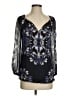 Tory Burch Blue 3/4 Sleeve Blouse Size 0 - photo 1