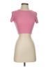 Zara Pink Short Sleeve Turtleneck Size S - photo 1