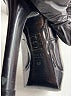 Gucci Black Leather Lace Up Platform Booties  Size 6 - photo 4