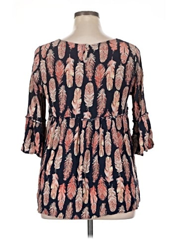 Agnes & Dora 3/4 Sleeve Blouse (view 2)
