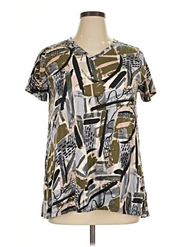LOGO by Lori Goldstein Short Sleeve T-Shirt (view 1)