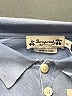 Bonpoint 100% Cotton Blue Short Sleeve Button-Down Shirt Size 6 - photo 3