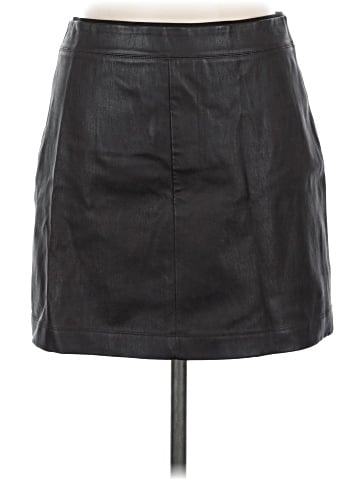 Helmut Lang Faux Leather Skirt (view 1)