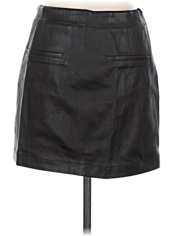 Helmut Lang Faux Leather Skirt (view 2)