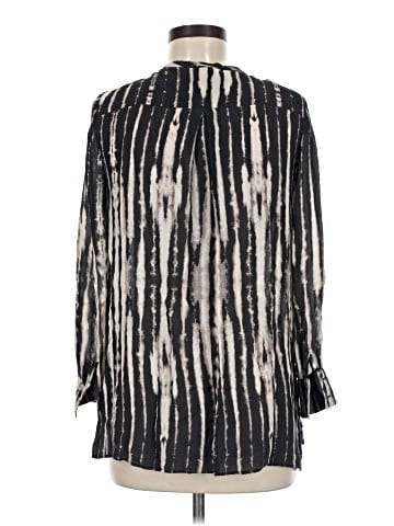Haute Hippie Long Sleeve Silk Top (view 2)