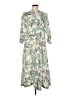 J. McLaughlin Tropical Green Casual Dress Size M - photo 1