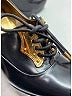 Gucci Black Leather Lace Up Platform Booties  Size 6 - photo 3