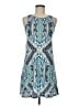 Xhilaration Print Blue Cocktail Dress Size M - photo 1