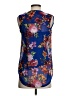 Daniel Rainn 100% Polyester Blue Sleeveless Blouse Size XS - photo 2