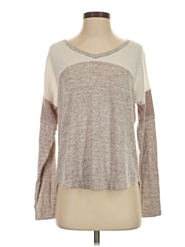 Hem & Thread Pullover Sweater (view 1)