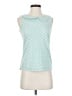 Boden 100% Cotton Teal Sleeveless Blouse Size 2 - photo 1