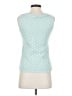 Boden 100% Cotton Teal Sleeveless Blouse Size 2 - photo 2