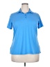 Lady Hagen 100% Polyester Blue Short Sleeve Top Size XXL - photo 1