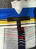 BCBGMAXAZRIA Stripes Blue Khaki Shorts Size L - photo 3