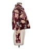 Forever 21 Floral Burgundy Jacket Size M - photo 4