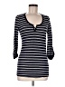 Splendid Blue Long Sleeve Henley Size M - photo 1