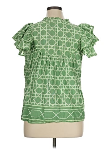 Crown & Ivy Short Sleeve Blouse (view 2)