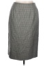 Kasper A.S.L. 100% Wool Houndstooth Gray Wool Skirt Size 10 - photo 1
