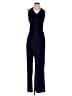 Veronica M. Solid Blue Jumpsuit Size L - photo 1
