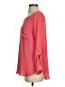 Ann Taylor LOFT 100% Polyester Pink 3/4 Sleeve Blouse Size S - photo 5