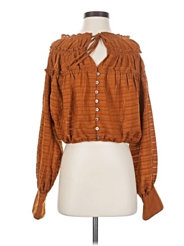 Free People Long Sleeve Blouse (view 1)