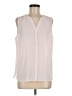 NYDJ 100% Polyester Ivory Sleeveless Blouse Size M - photo 1