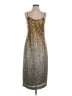 J.Crew Collection 100% Polyester Metallic Gold Cocktail Dress Size 2 - photo 1