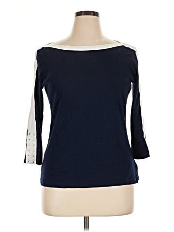 Chaps 3/4 Sleeve Top (view 1)