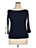 Chaps 100% Cotton Blue 3/4 Sleeve Top Size XL - photo 1