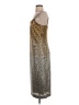 J.Crew Collection 100% Polyester Metallic Gold Cocktail Dress Size 2 - photo 5