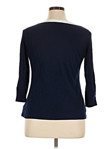 Chaps 3/4 Sleeve Top (view 2)
