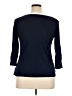 Chaps 100% Cotton Blue 3/4 Sleeve Top Size XL - photo 2