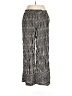 Echo 100% Viscose Stripes Black Casual Pants Size 12 - photo 1