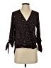 West Kei Black 3/4 Sleeve Blouse Size XS - photo 1