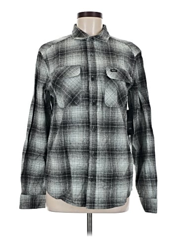 RVCA Long Sleeve Button-Down Shirt (view 1)